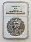2014 American Silver Eagle, NGC MS69
