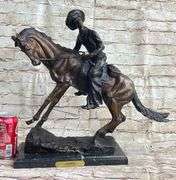 Cowboy Bronze Sculpture