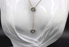 Tiffany & Co heart lariat necklace in 925 sterling silver
