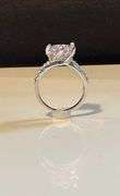 Sparkling 4.5 Ct. Ice White Lavender Simulated Lab Diamond Ring