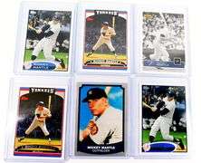 6 Mickey Mantle Baseball Cards
