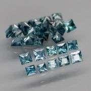 Eye catching 2.60ct washed denim blue Sapphire set