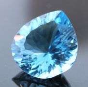 Expertly cut! 14.88ct vibrant Swiss blue Topaz from Brazil!