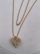 CERITIFIED 14K GOLD NECKLACE WITH DIAMOND PENDANT