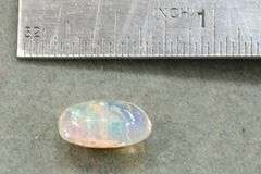 Natural Mexican Opal with Matrix Cabochon
