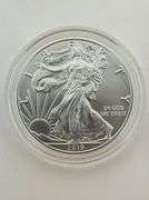 2019-W Burnished American Silver Eagle, OGP