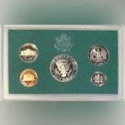 Two Each`1994-1998 Complete Green US Proof Sets