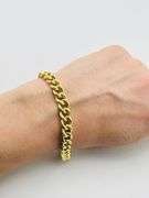 Italian 14KT Yellow Gold Curb Link Bracelet