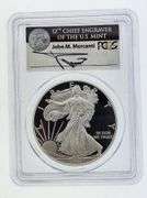 2011-W Proof Eagle, John Mercanti Signed, PCGS PR70 DCAM