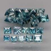 Eye catching 2.60ct washed denim blue Sapphire set