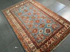 Fine Super Kazak Rug 4.1x6.1