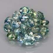 Blue, yellow, and green all in one set! 4.79ct Australian Sapphires!
