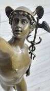 Roman Flying Mercury Bronze Figure