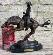 Cowboy Horse Bronze Sculpture