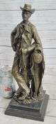 Cowboy with Rope Bronze Sculpture