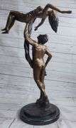 Poised Dancer Ballerina Bronze Sculpture