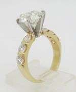 GIA Certified 4.02CTW Earth Mined Diamond Ring