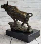 Bull Money wealth Bronze Figure