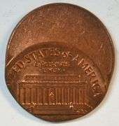 Gem BU 50% Off-Center 1971-D Lincoln Cent Error