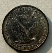 Slider 1917 S Type 1 Standing Liberty Quarter