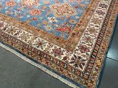 Magnificent Super Kazak Rug 7.9x9.9