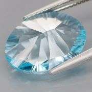 Truly one-of-a-kind 9.60ct Swiss blue Topaz!