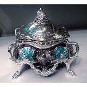 Metal Jewelry Trinket Box Keepsake
