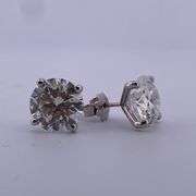 BRAND NEW 2.00 CARATS LAB GROWN DIAMOND STUDS. 14K WHITE GOLD