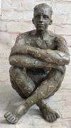 Man with Poker Outfit Bronze Sculpture