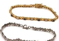 Vintage 925 sterling silver group lot of bracelets