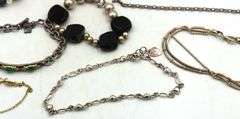 Group lot of Vintage 925 sterling silver bracelets