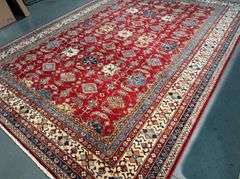 Magnificent Super Kazak Rug 9.1x12.6