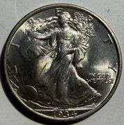 1934 Choice Gem BU Walking Liberty Half