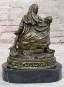 La Pieta Statue of The Virgin Mary Bronze Sculpture