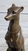 Hound Dog Bronze Sculpture