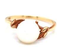 Classic 14K YG Pearl Ring