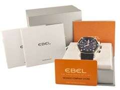 Ebel 1911 Tekton 1215886, 48.5MM, Black Dial, Stainless Steel Men’s Watch