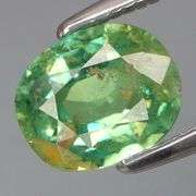 Very rare 1.38ct untreated Demantoid Garnet! From Russia!