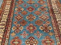Fine Super Kazak Rug 4.1x6.1