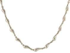 Tiffany & Co. Elsa Peretti Teardrop Link Necklace in Sterling