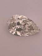 LOOSE DIAMOND-5.00 CARAT PEAR SHAPE . CERTIFIED BY I.G.I