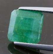 Real! Collectors 4.21ct grass green Zambian Emerald!