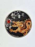 2015 Niue $2 Colorized Dragon, 1 Oz. Silver - See Description