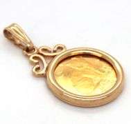 Nice 1990 Isle of Man Cat Coin Pendant