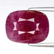 Stunning violet red 6.73ct untreated Winza Ruby!
