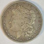 Key date 1892-S Morgan Silver Dollar in Choice VF