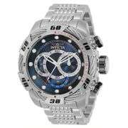 Invicta Speedway Chronograph Men's Quartz Watch – Blue Dial, Stainless Steel Bracelet, 50mm
