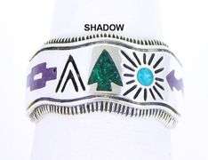 Carolyn Pollack Sterling Ring with Inlaid Gemstones, 5.5