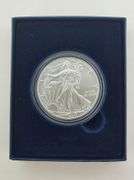 2017-W Burnished American Silver Eagle, OGP