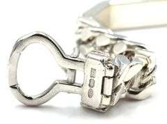925 Sterling silver ID bracelet with buckle clasp